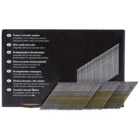 Lot de 2200 clous inclinés DeWalt pour cloueuse sans fil - 2,8 x 70 mm