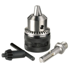 Mandrin sans Clé DeWalt 1.5-13mm avec Adaptateur SDS Argent/Noir