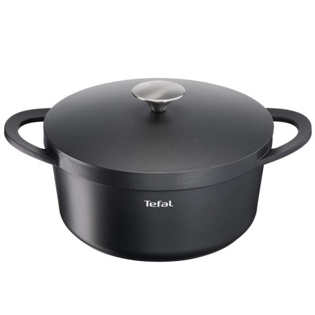 Cocotte en Fonte d'Aluminium Tefal Trattoria - Revêtement Anti-Adhésif
