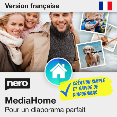 Nero MediaHome - Créateur de Diaporamas avec Photos et Musique
