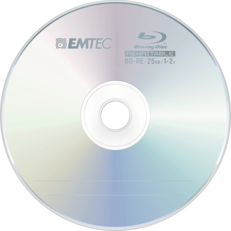 Disque Blu-Ray Réinscriptible EMTEC BD-R 25 Go - Boîtier Simple