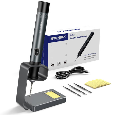 Fer à Souder Sans Fil HYCHIKA - Batterie 2600mAh, Chauffage Rapide 7s