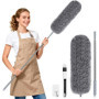 Plumeau Télescopique Microfibre pour Nettoyage Efficace jusqu'à 280 cm