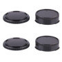 Lot de 2 Capuchons Arrière pour Objectifs Canon FD et FL - Protection Optimale