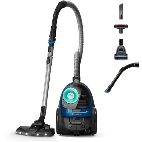 Aspirateur sans Sac Philips 5000 Series - Compact et Efficace avec Buse TriActive LED