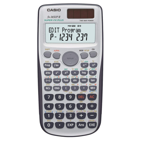 Calculatrice Programmable Casio FX-3650P à Écran Double Ligne