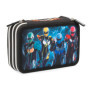 Trousse Gormiti Triple Compartiment avec Crayons et Accessoires Scolaires