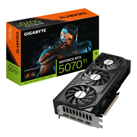 GIGABYTE GeForce RTX 5070 Ti WINDFORCE OC V2 - Carte Graphique 16GB GDDR6