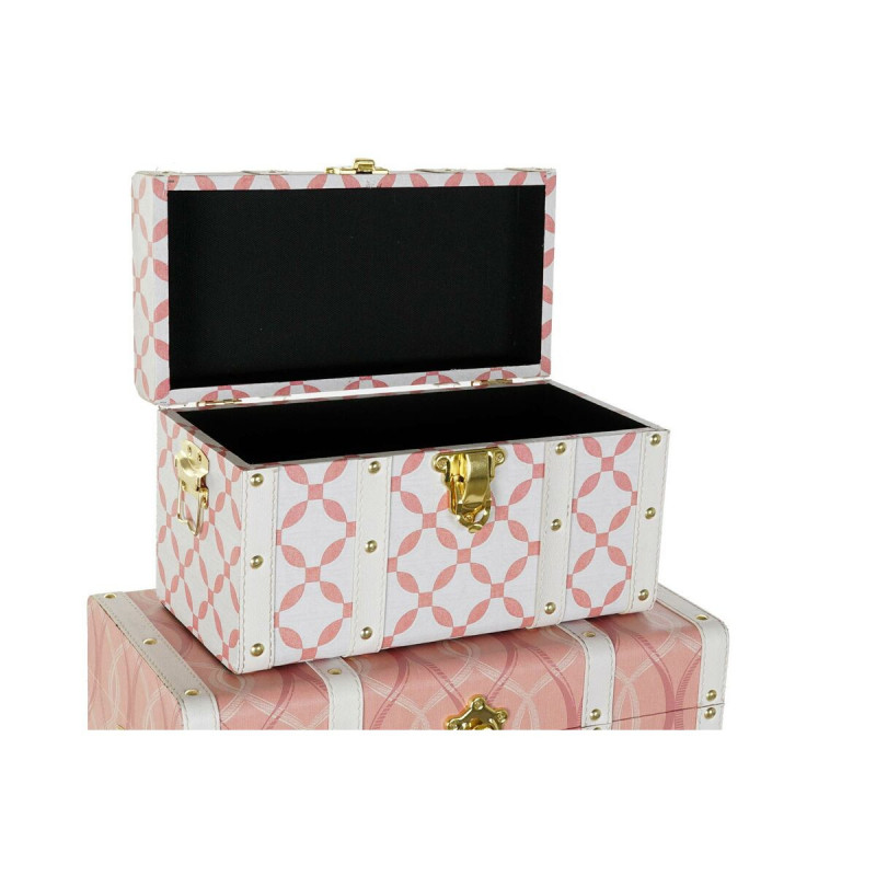 Image secondaire de Lot de paniers DKD Home Decor Polyuréthane Bois MDF (60 x 35 x 41 cm)