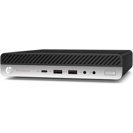 HP EliteDesk 800 G4 Mini - PC de Bureau avec Intel Core i3, 8 Go RAM, 256 Go SSD