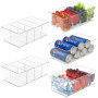 Bac Alimentaire Plastique Winter Shore - Lot de 5 avec Compartiments Amovibles