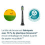 Philips Sonicare W2 Optimal White - Têtes de brosse à dents de rechange, lot de 2, noir