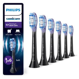 Philips Sonicare G3 Premium - Têtes de brosse à dents pour gencives, lot de 6