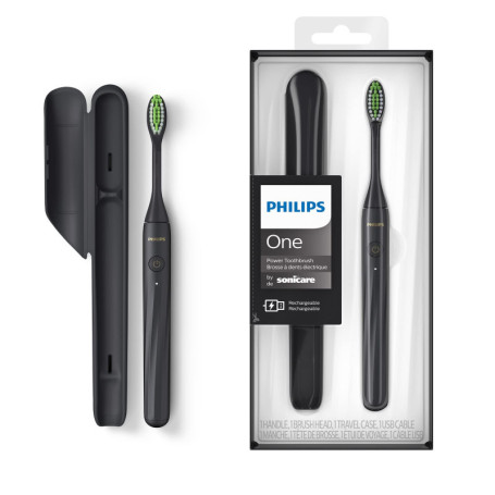 Philips One - Brosse à dents électrique rechargeable élégante et portable