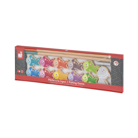 Jeu de Pêche à la Ligne en Bois Janod - Attrape les Poissons !
