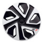 Enjoliveurs J-Tec ST 19 pouces Argent et Noir - Jeu de 4
