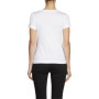 T-Shirt Femme Calvin Klein Jeans Brodé Ck Manches Courtes Blanc
