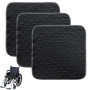 Lot de 3 coussins lavables antidérapants pour incontinence - 50 x 50 cm