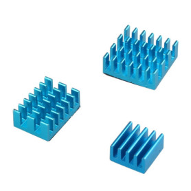 Dissipateurs de Chaleur en Aluminium pour Raspberry Pi 4B - Lot de 3 avec Ruban Adhésif