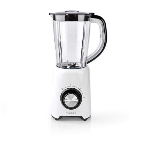 Blender NEDIS 800 W avec 2 Vitesses - 1.5 L Blanc et Noir