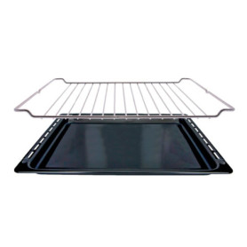 Ensemble de 2 Grilles et Plaques de Cuisson Recamania pour Fours Teka