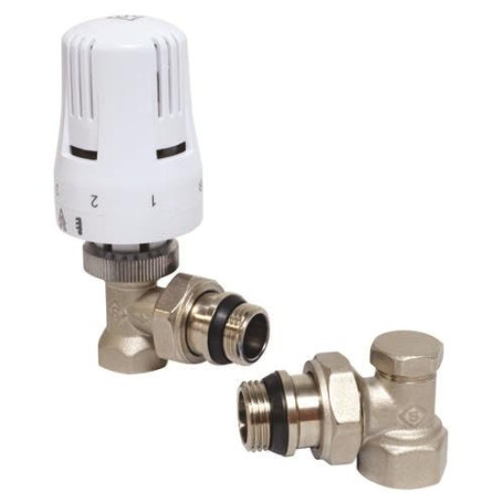 Kit Thermostatique Équerre 1/2 - Raccordement Universel M30x1,5