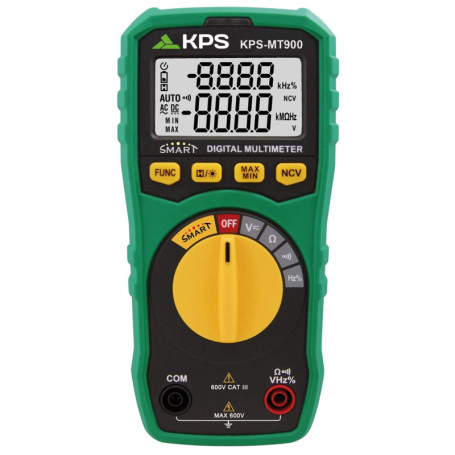 Multimètre Numérique KPS MT900 - 6000 Comptes avec Reconnaissance Automatique