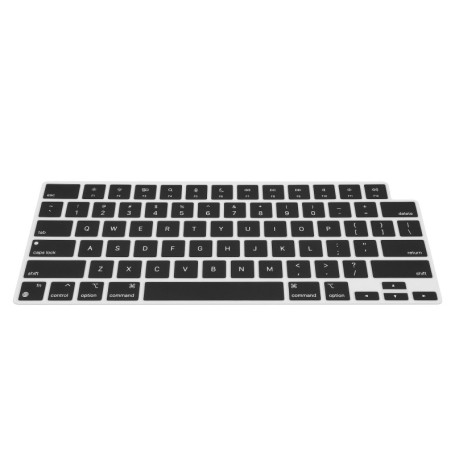 Housse de Protection en Silicone pour Clavier Macbook Air 13" - QWERTY US - Noir