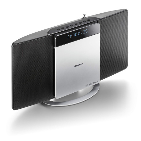 Chaîne Hi-Fi Karcher MC 6580D avec Bluetooth et Lecteur CD - Noir
