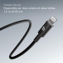 Câble USB-C vers Lightning Beats 1,5 m - Charge rapide et anti-nœuds