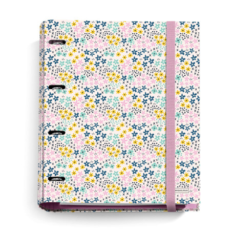 Chemise A4 Miquelrius Carpeblock avec 4 Anneaux et Recharge de 100 Feuilles Multicolores