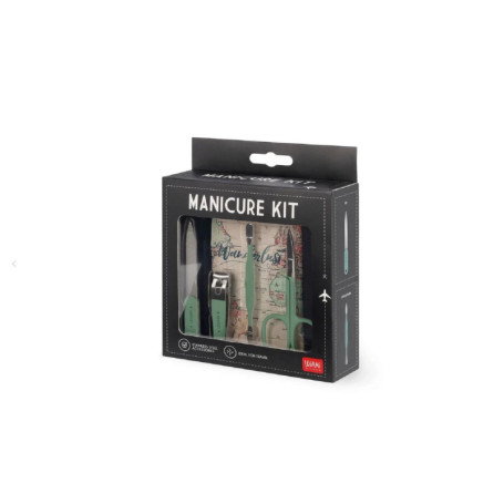Kit de Manucure de Voyage Legami - 4 en 1, Pratique et Portable