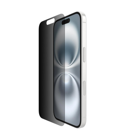 Protection d'écran Belkin InvisiGlass Privacy pour iPhone 16 - Verre anti-rayures et anti-espion