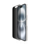 Protection d'écran Belkin InvisiGlass Privacy pour iPhone 16 - Verre anti-rayures et anti-espion