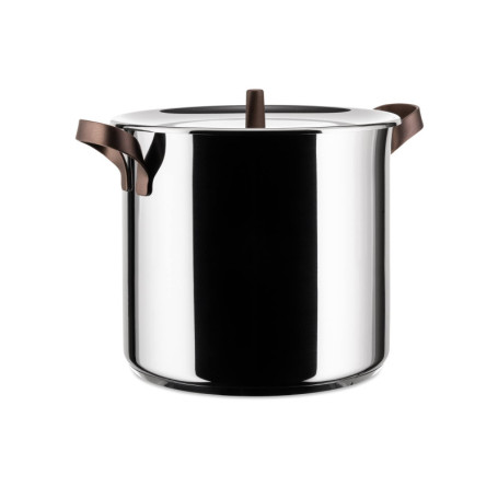 Casserole en Inox EDO 24 cm - Alessi, Marron