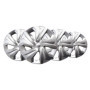 +PWR Enjoliveurs 16" Road Argent - Lot de 4, Design Moderne et Résistant