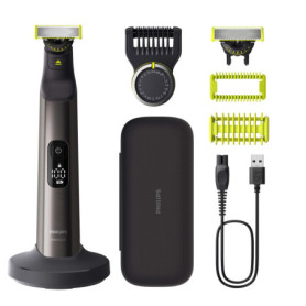 Philips OneBlade Pro 360 - Tondeuse à barbe et rasoir hybride pour visage et corps