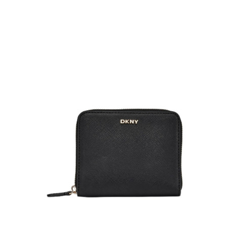 Sac à main DKNY Velita en cuir noir et doré