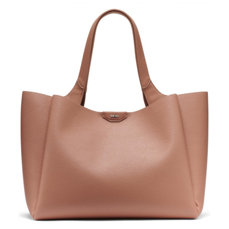 Sac fourre-tout DKNY Willa en Polyuréthane - Élégance Hot Cocoa