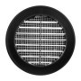 Lot de 2 grilles d'aération noires avec moustiquaire - Repa Market