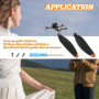 Hélices de Rechange Silencieuses pour Drone DJI Mini 2 SE - 24 Pcs avec Outils