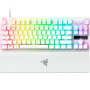 Clavier Razer Huntsman V3 Pro TKL - Gamer Optique Blanc avec Molette Multifonction