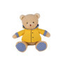 Peluche Marin Ours Ciré Jaune 28 cm - Doudou Doux pour Enfants