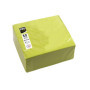 Serviettes Cocktail Vert Kiwi - 50 Unités en Papier Micro-Gaufré