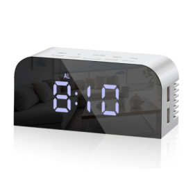 Réveil de Chevet Numérique Vinabo avec Charge USB et Affichage de Température