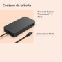 Station d'accueil Microsoft Surface Thunderbolt 4 - Noir