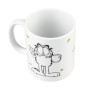 Mug Garfield 350ml en Céramique - Tasse Officielle pour Café et Thé