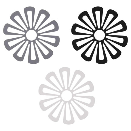 Set de 3 Dessous de Plat en Silicone Multicolore - Antidérapants et Résistants à la Chaleur