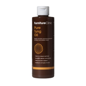 Huile de Tung Pure Furniture Clinic - Protection Naturelle pour Bois Intérieur et Extérieur - 500ml