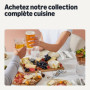 Ensemble d'Ustensiles de Cuisine en Bois d'Acacia - 6 Pièces Préhuilées